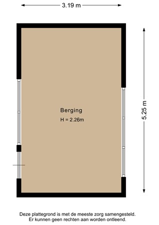 Floorplan - Bentincklaan 27B, 3039 KG Rotterdam